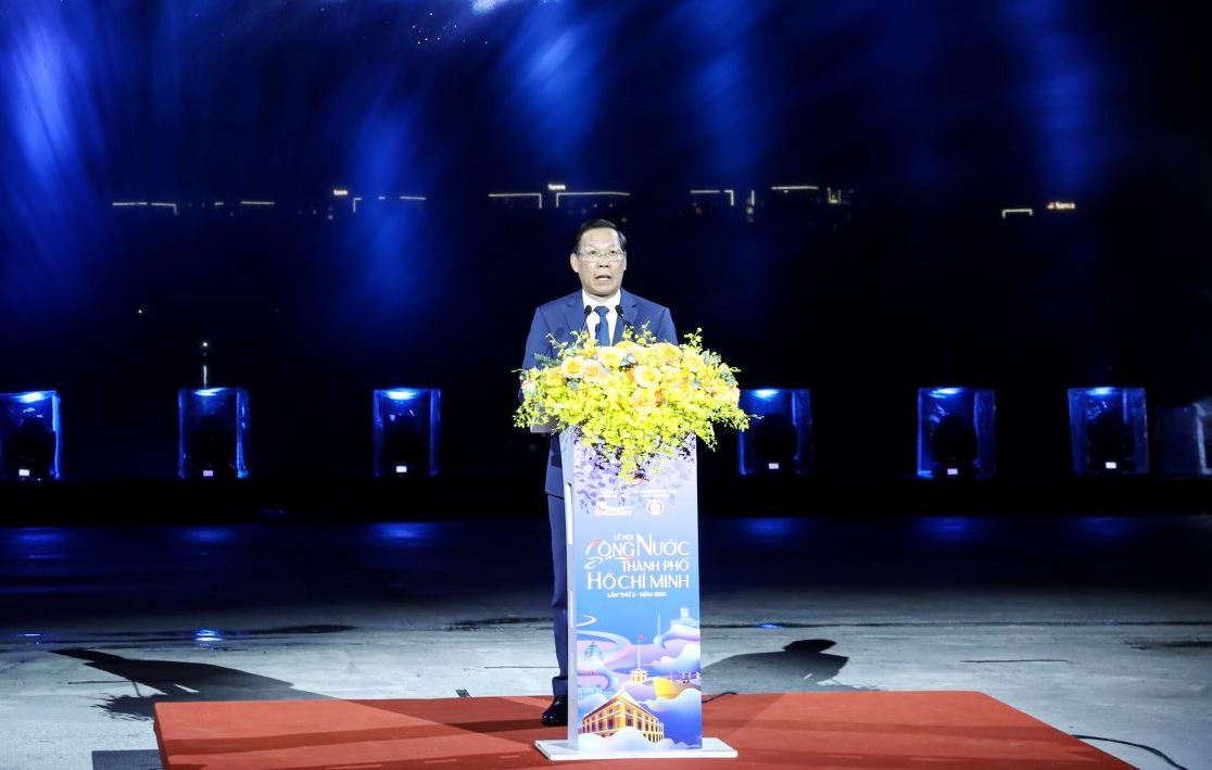 Chủ tịch UBND TP. Hồ Chí Minh Phan Văn Mãi phát biểu Khai mạc Lễ hội